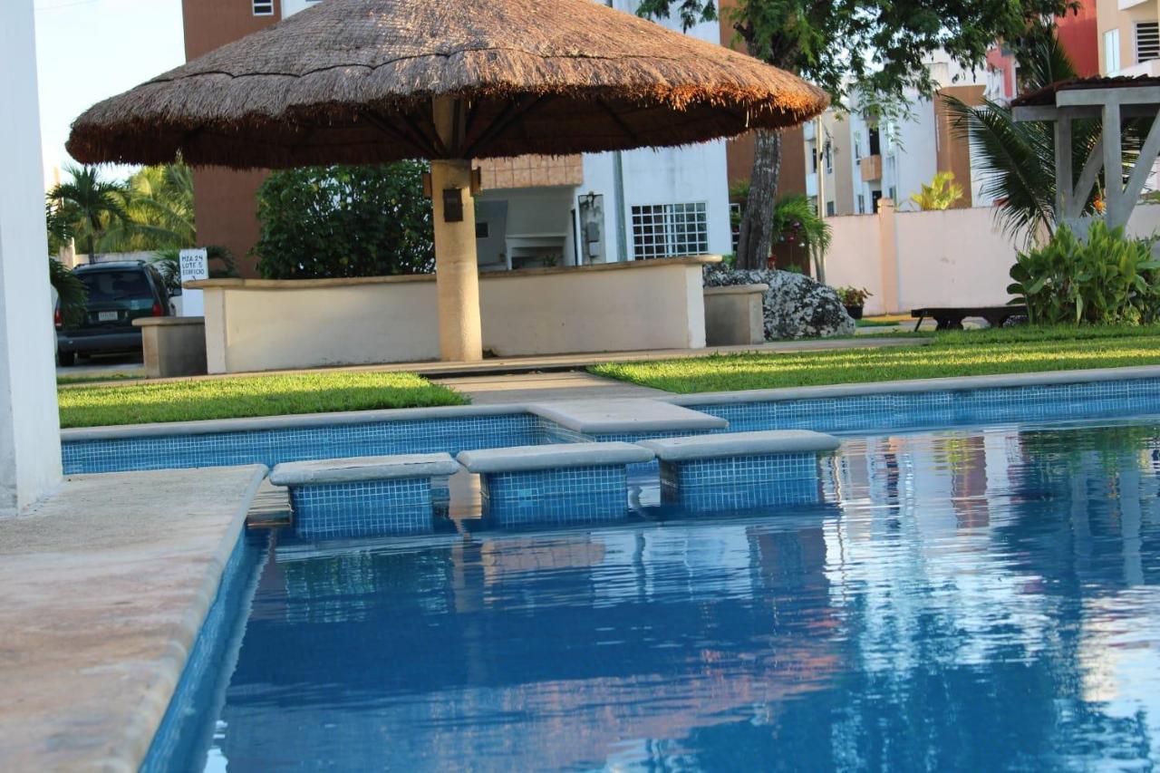 Relajante Y Acogedor Apartamento Con Alberca En Канкун Екстер'єр фото
